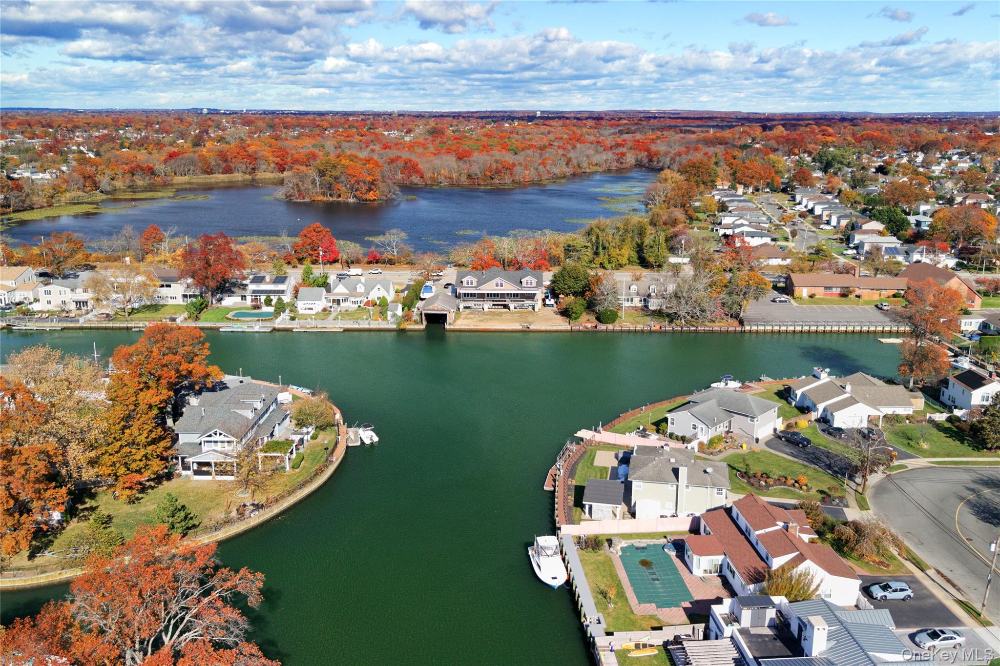 4530 Merrick Road Massapequa, NY 11758 - Photo 7 of 33 an aerial view of a house with a ocean view