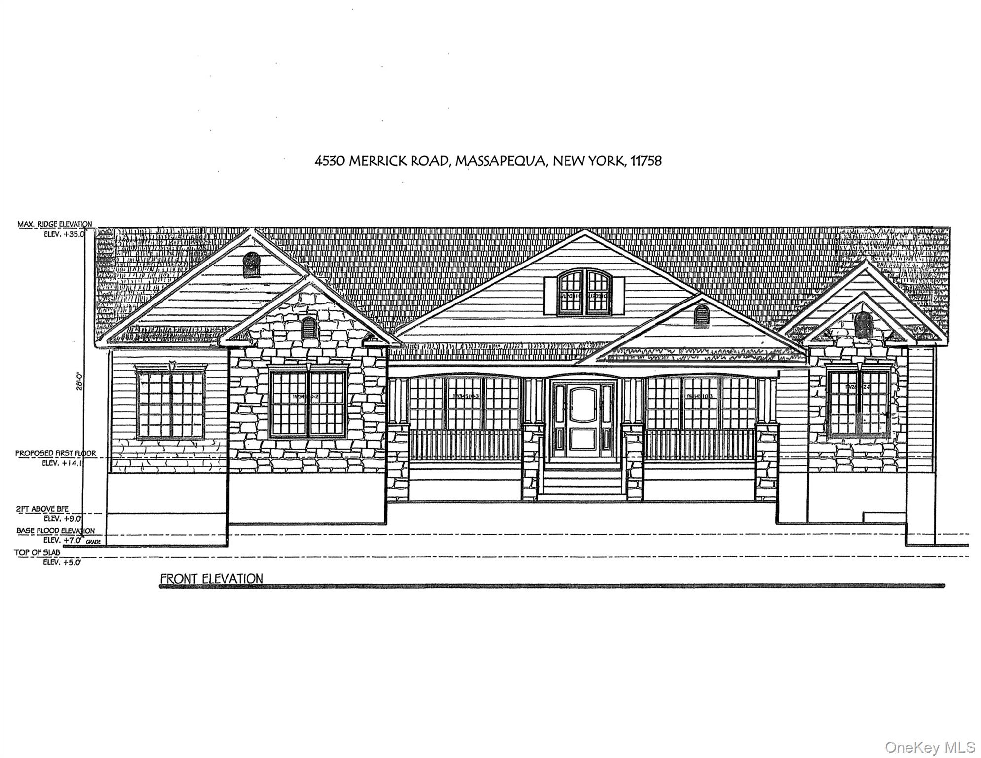 4530 Merrick Road Massapequa, NY 11758 - Photo 9 of 33 a front view of a house with a porch