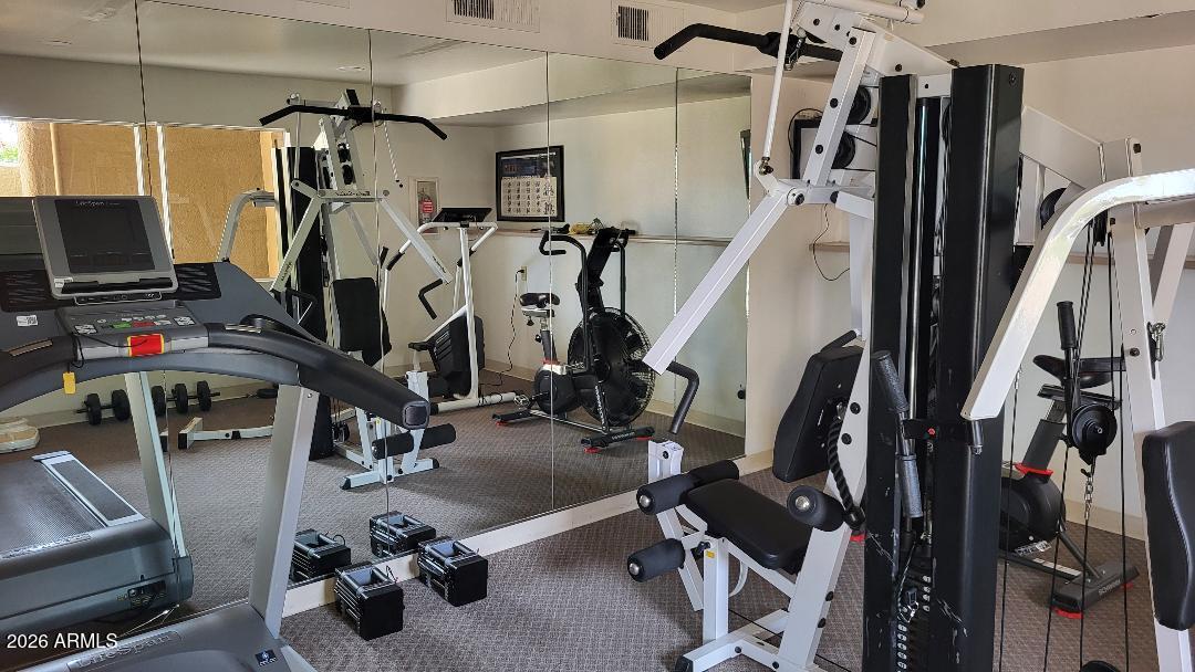 3845 East Greenway Road, Unit 121 Phoenix, AZ 85032 - Photo 24 of 28 Exercise Room