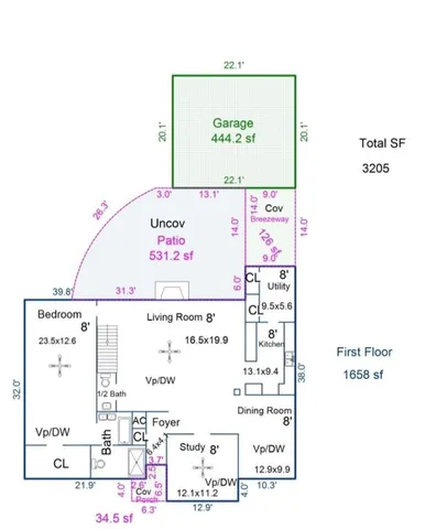 $399,000 | 156 Belle Terre Boulevard, Covington, LA 70433