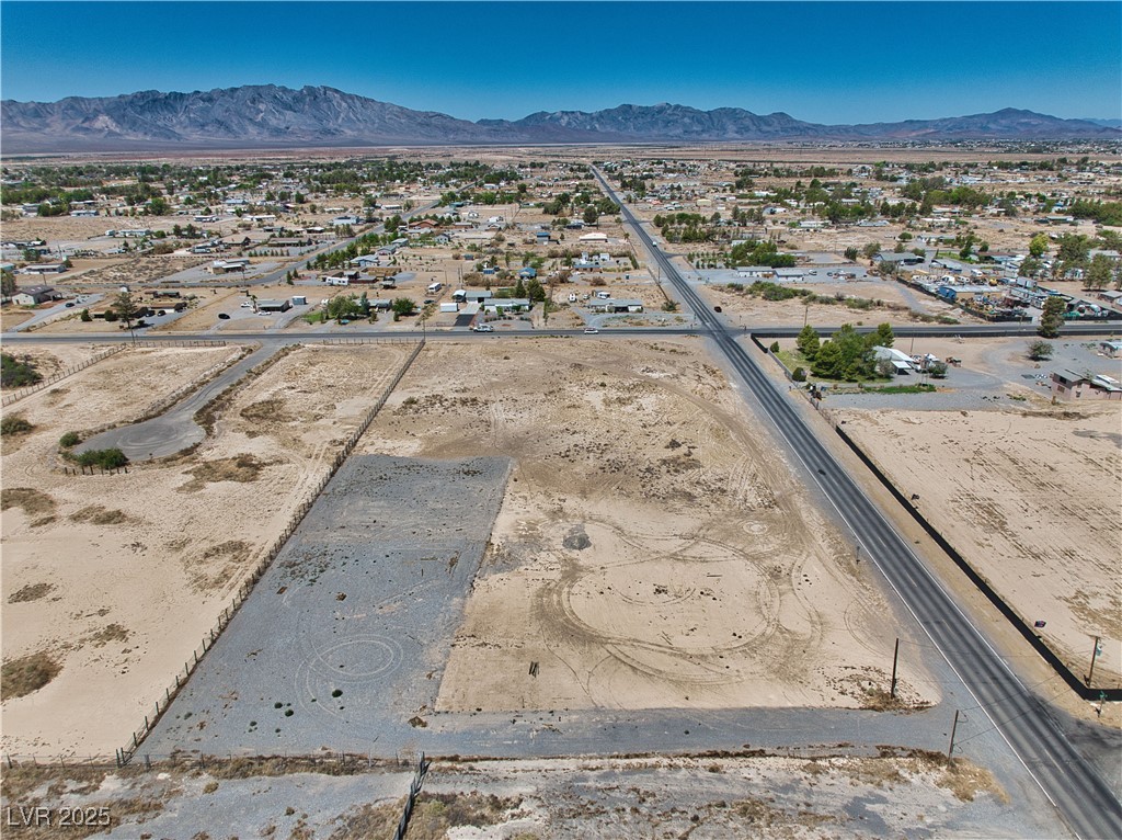 2121 East Manse Road Pahrump, NV 89048 - Photo 12 of 18 Overview of rural landscape with a desert landscape and nearby suburban area