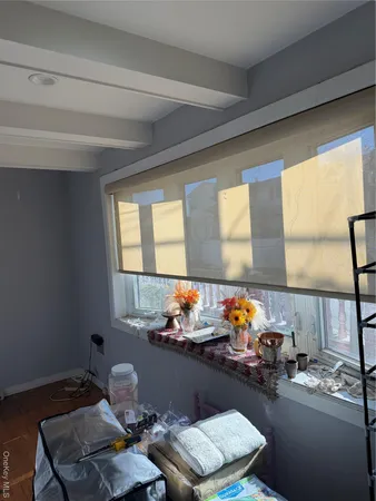 a room with furniture and window