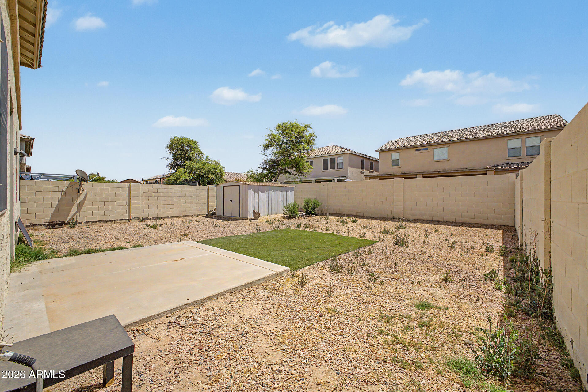 45571 West Tucker Road Maricopa, AZ 85139 - Photo 54 of 61 a view of a backyard