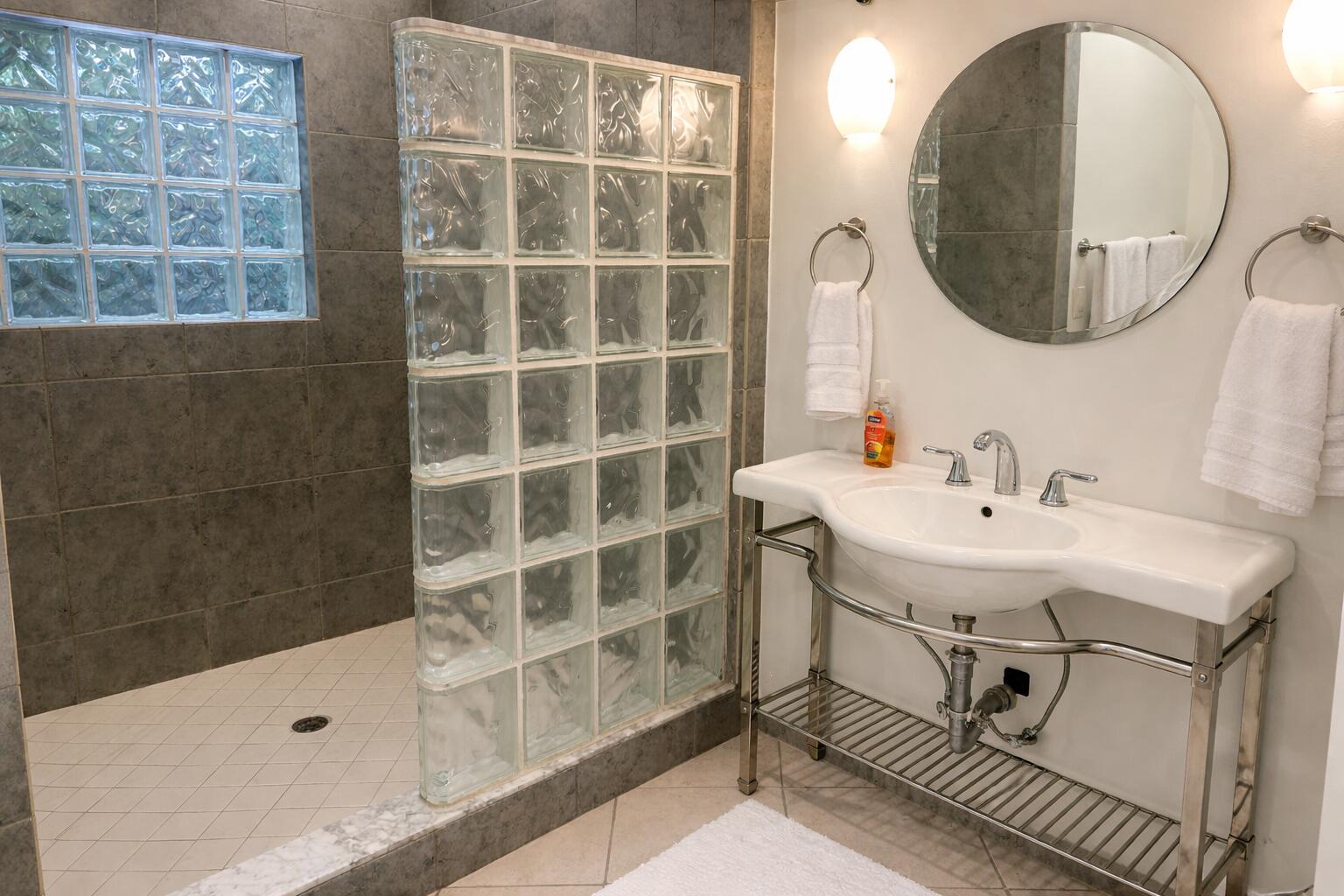 248 Cortez Road West Palm Beach, FL 33405 - Photo 12 of 17 a bathroom with a sink and a mirror