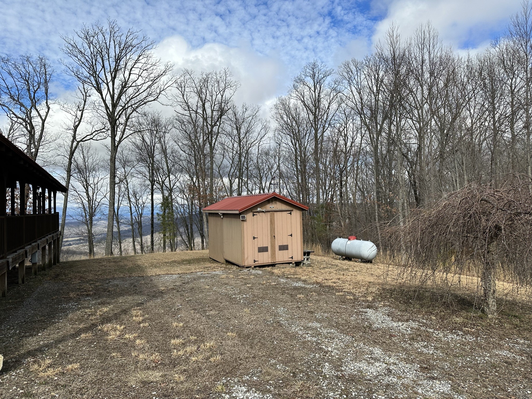 1229 Ayers Road Rock Island, TN 38581 - Photo 24 of 69 a view of a house with a backyard and trees