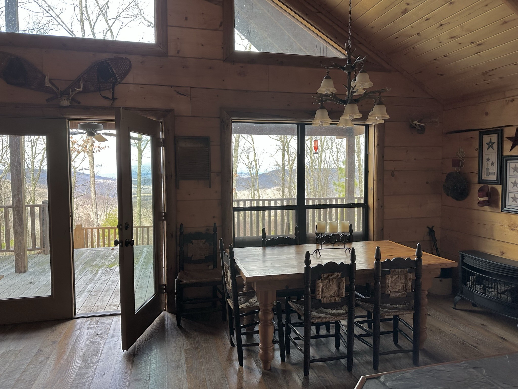 1229 Ayers Road Rock Island, TN 38581 - Photo 29 of 69 a view of a dining room with furniture window and wooden floor