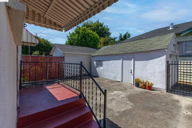 a view of a roof deck
