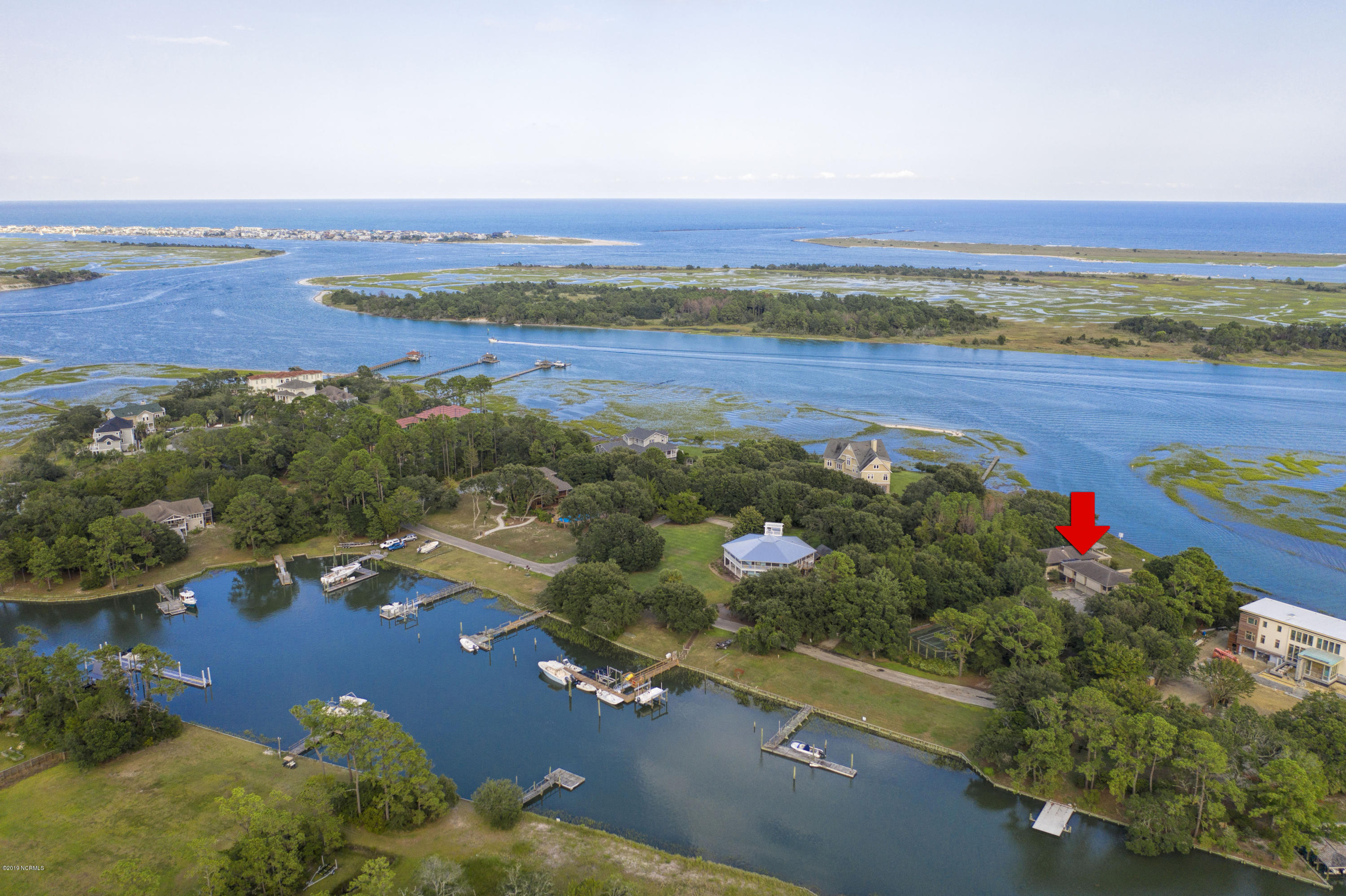 7 Cedar Island Road Wilmington, NC 28409 - Photo 15 of 29 061_dji_0075 - red arrow