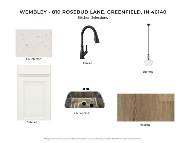 $268,990 | 810 Rosebud Lane, Greenfield, IN 46140