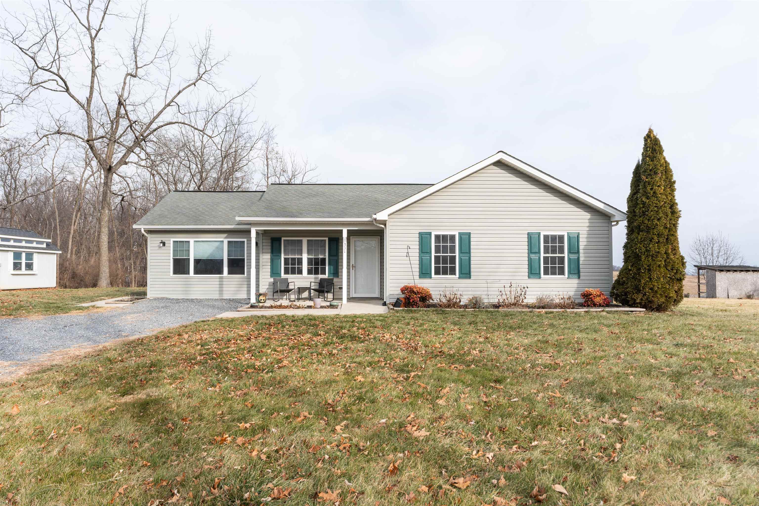 331 Stone Branch Road Staunton, VA 24401 - Photo 20 of 75 a front view of a house with a garden and yard