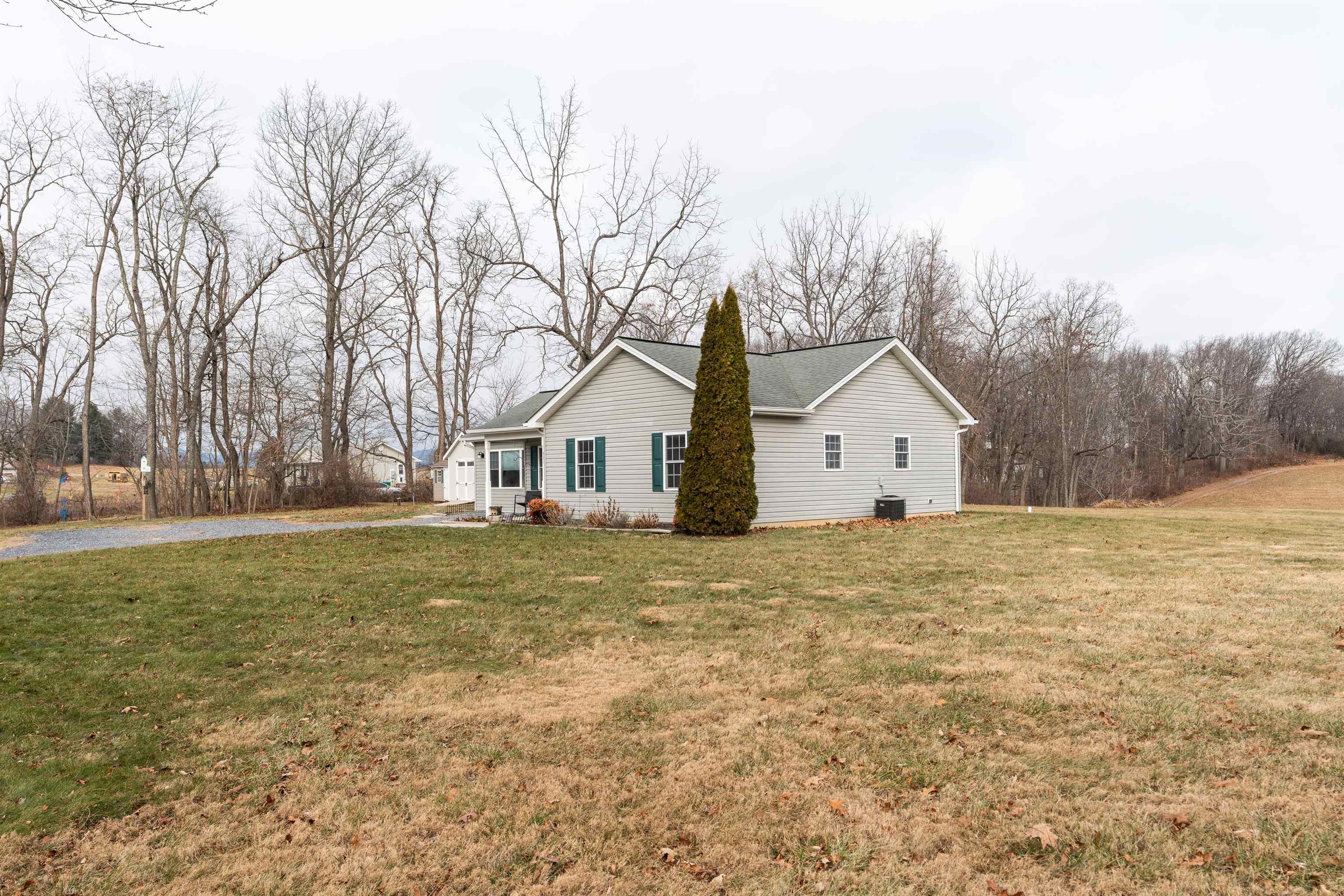 331 Stone Branch Road Staunton, VA 24401 - Photo 21 of 75 a front view of house with yard and trees