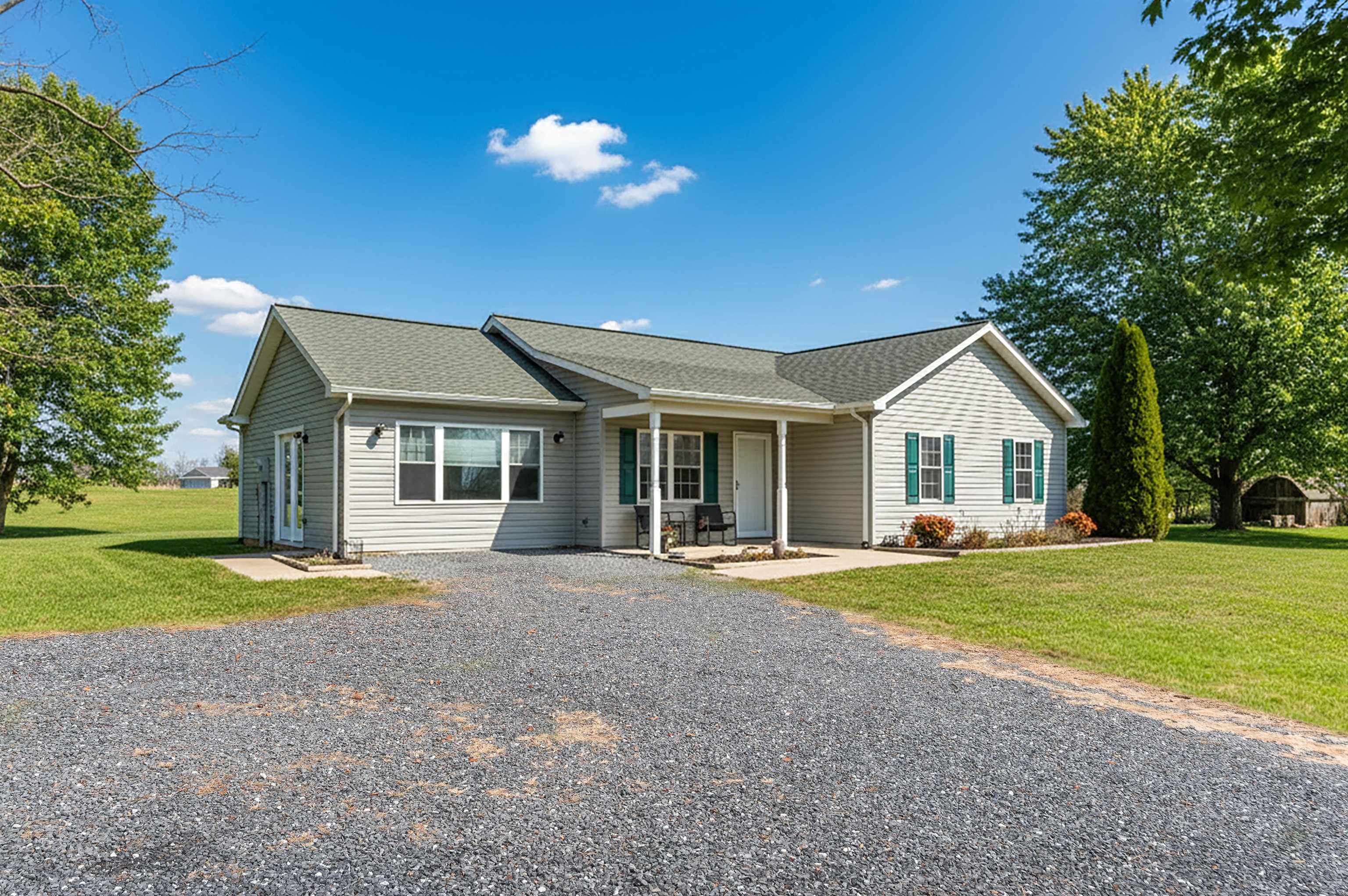 331 Stone Branch Road Staunton, VA 24401 - Photo 32 of 75 a front view of a house with a yard and trees