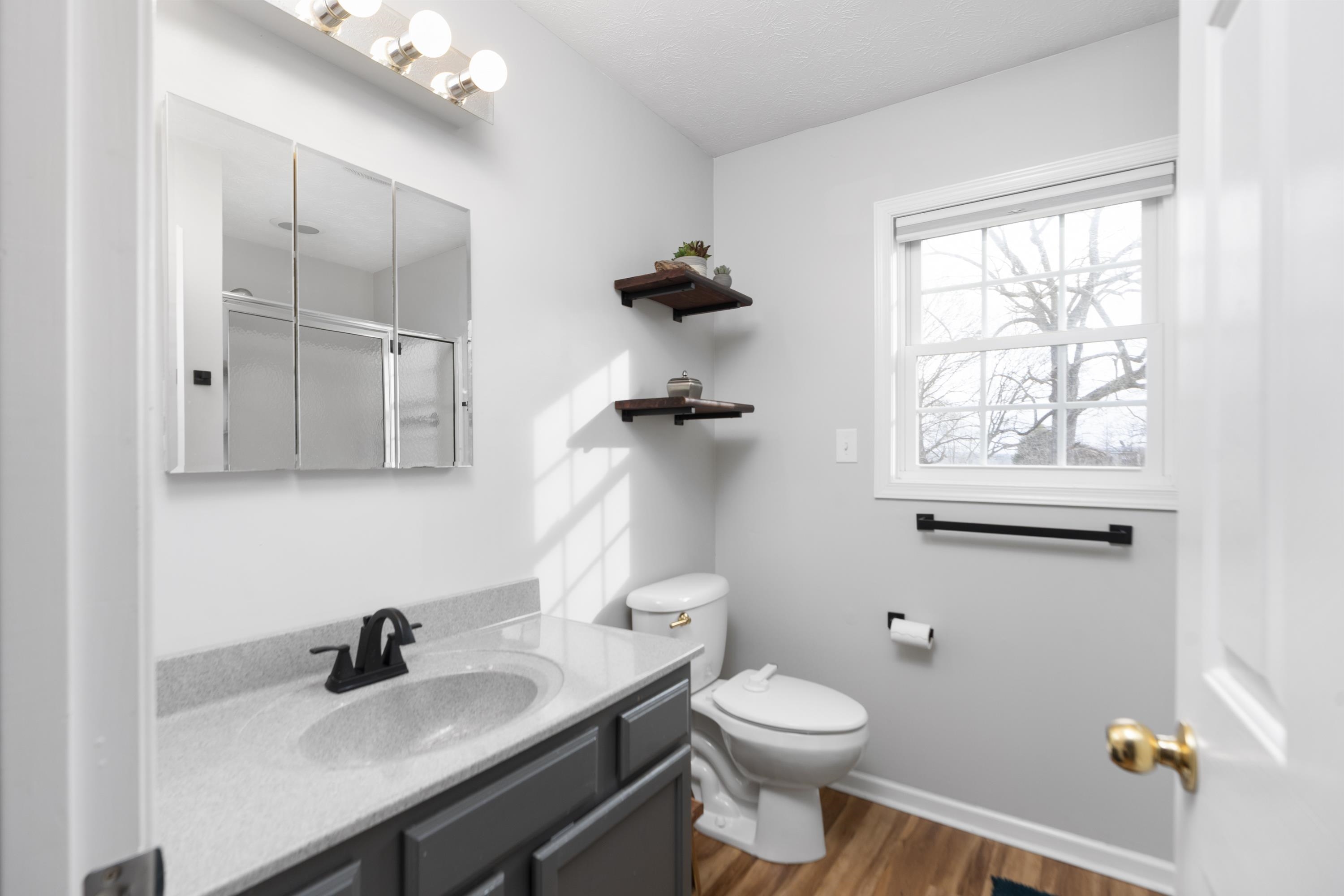 331 Stone Branch Road Staunton, VA 24401 - Photo 7 of 75 a bathroom with a sink a toilet and a window