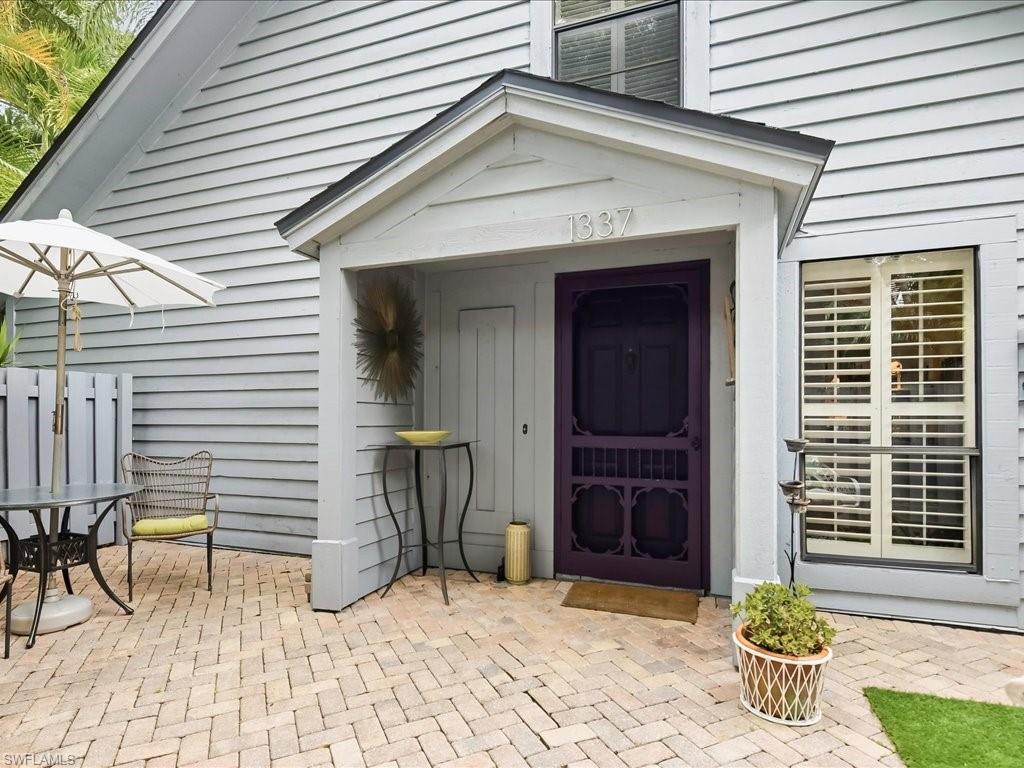 1337 Solana Road Naples, FL 34103 - Photo 4 of 23 Private front patio