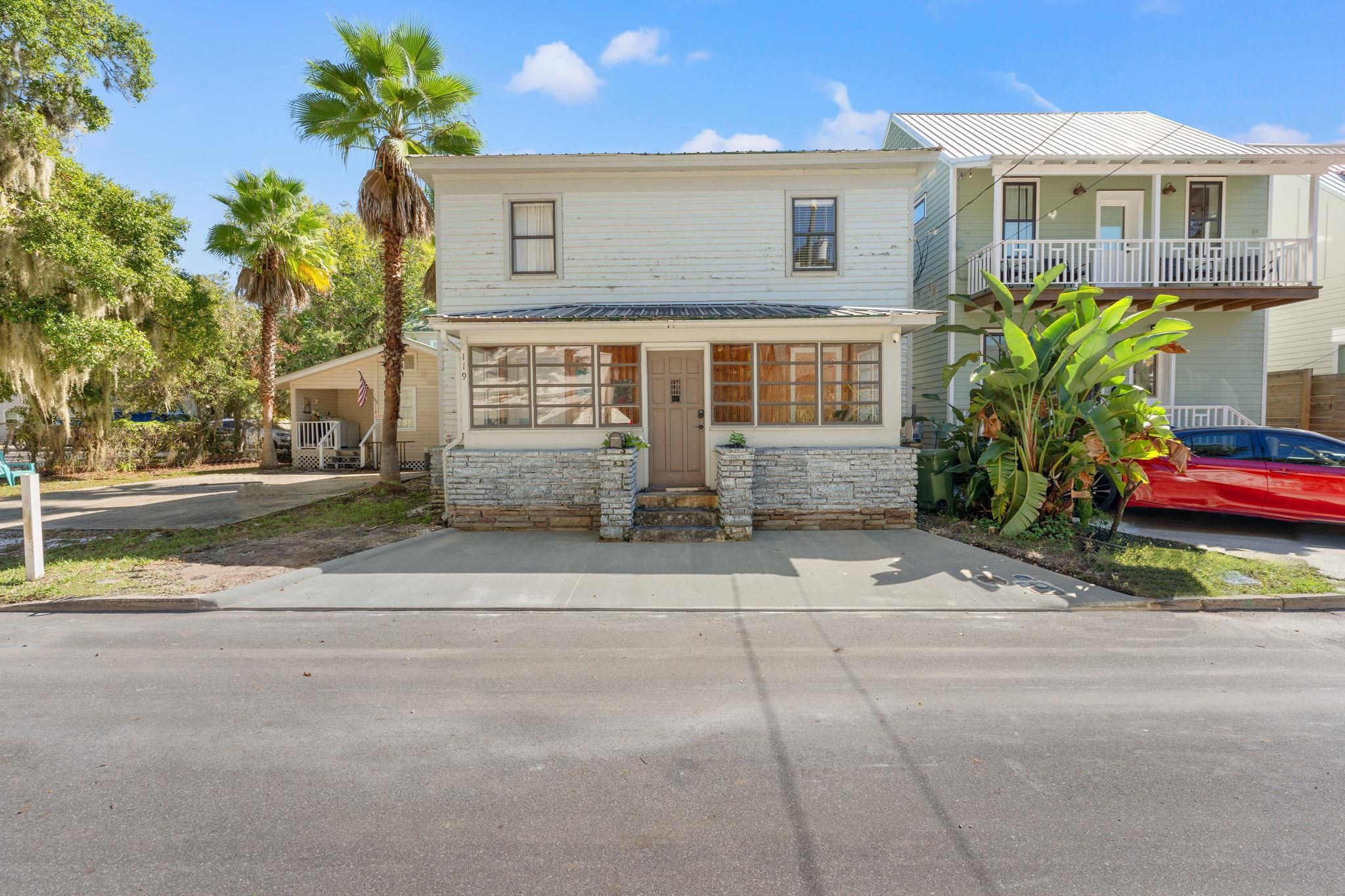 119 Moore Street St. Augustine, FL 32084 - Photo 39 of 49 front view of a house with a yard