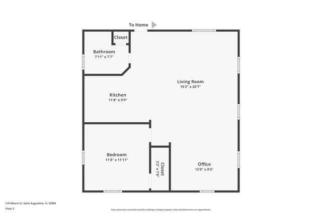 $560,000 | 119 Moore Street, St. Augustine, FL 32084