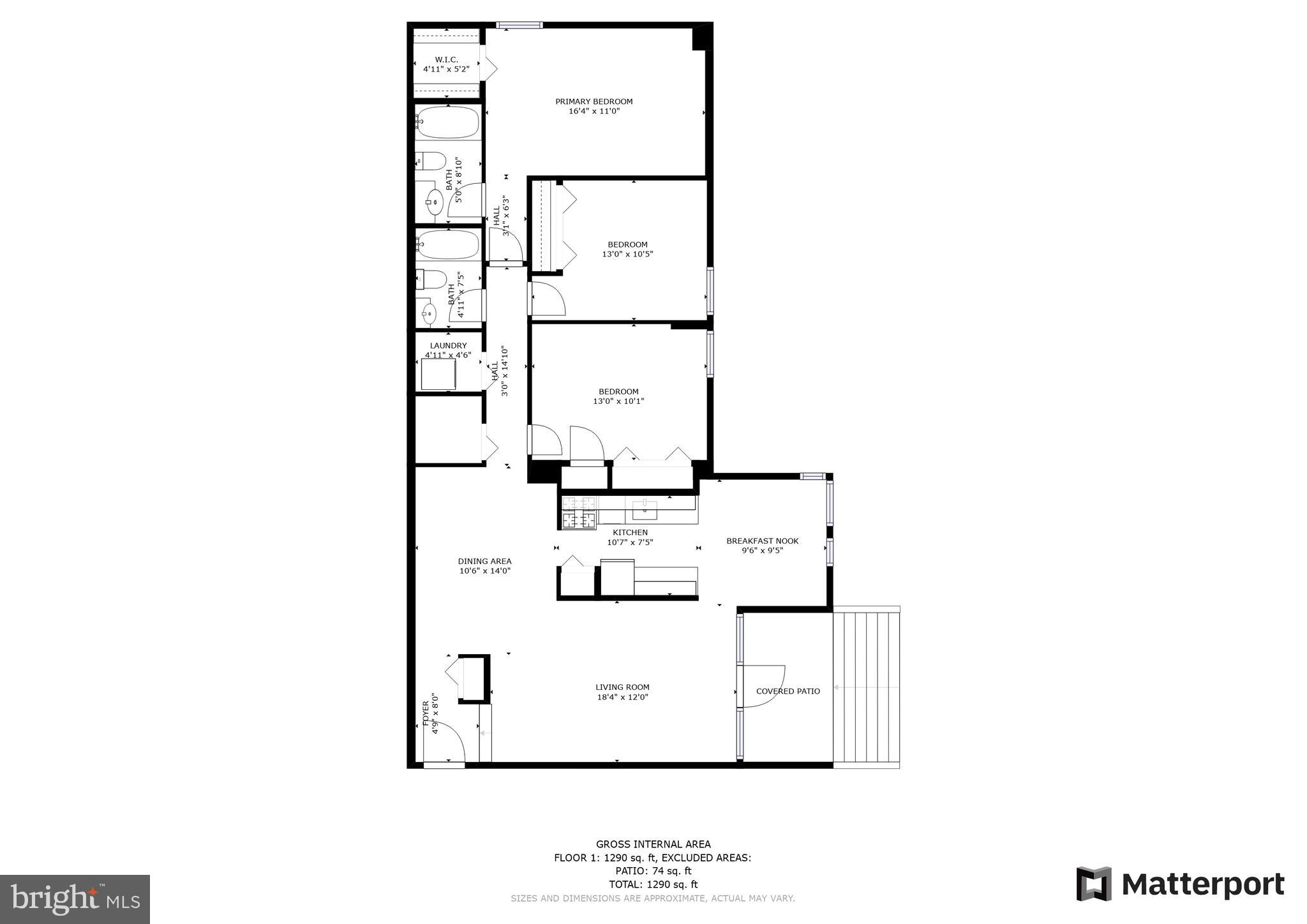 11212 Chestnut Grove Square, Unit 116 Reston, VA 20190 - Photo 36 of 36 Floor Plan - Main Level