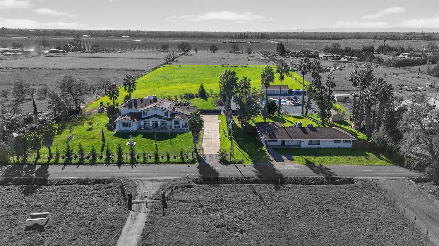 12860 East Tokay Colony Road Lodi, CA 95240 - Photo 11 of 76 This picture has been digitally altered to highlight the lot.