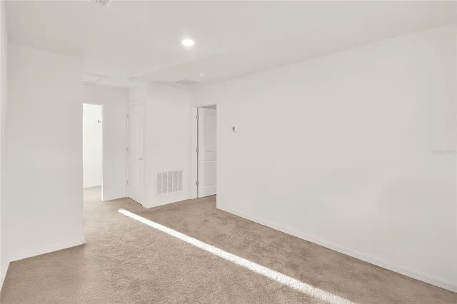 a view of an empty room