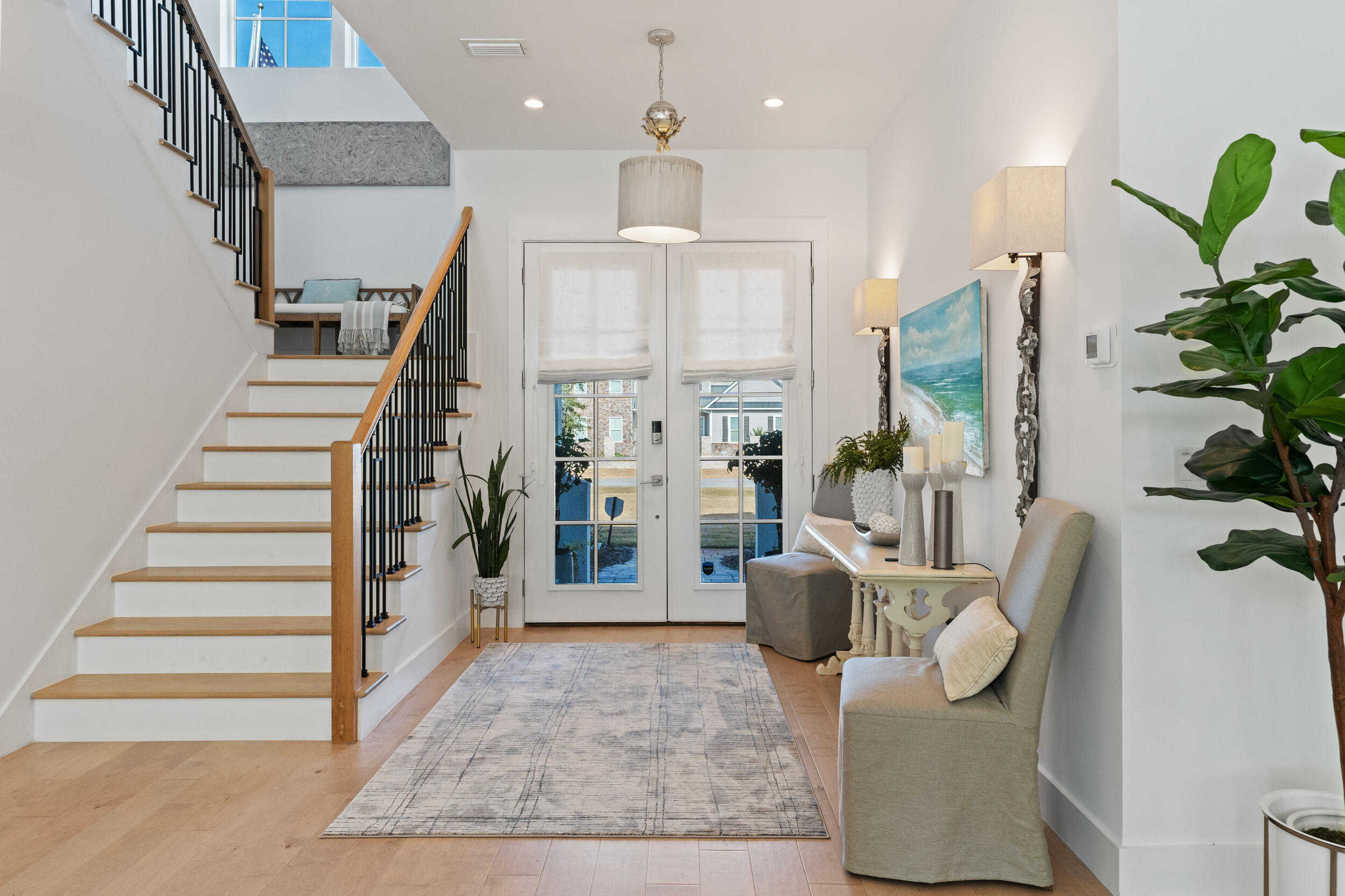 1478 Driftwood Point Road Santa Rosa Beach, FL 32459 - Photo 12 of 95 a view of entryway and hall with wooden floor