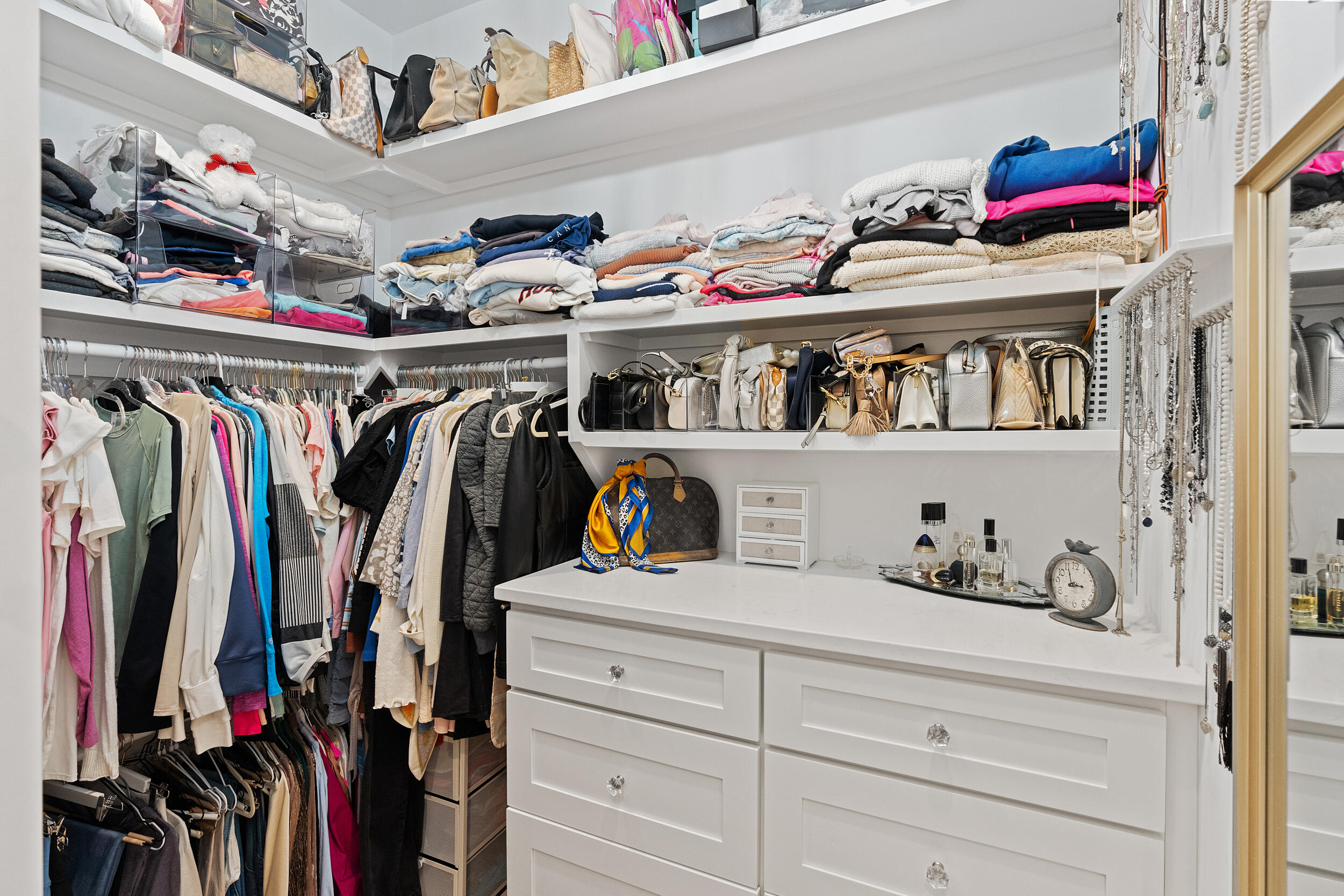 1478 Driftwood Point Road Santa Rosa Beach, FL 32459 - Photo 36 of 95 a view of walk in closet with clothes and shoes