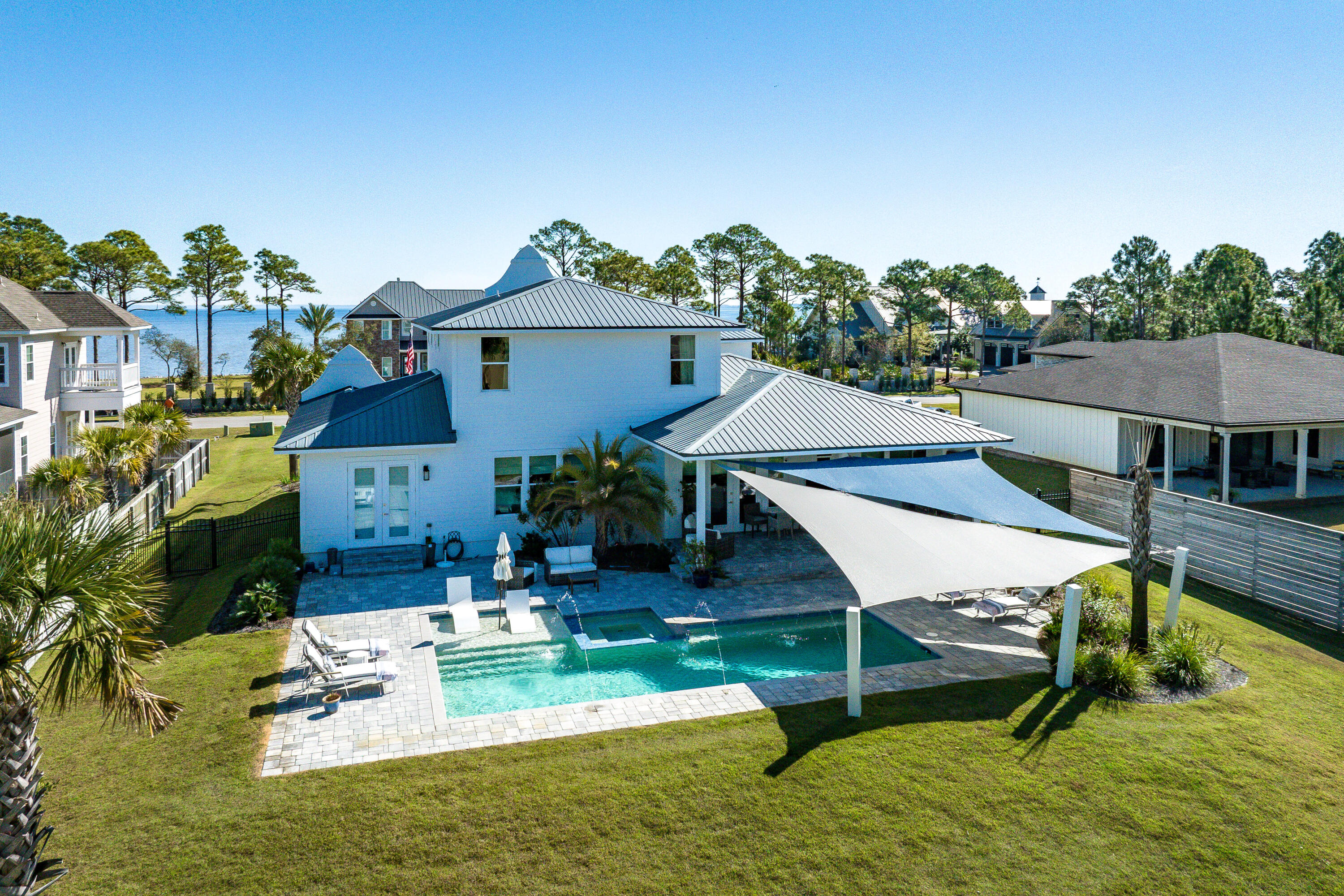 1478 Driftwood Point Road Santa Rosa Beach, FL 32459 - Photo 60 of 95 Back Pool Left
