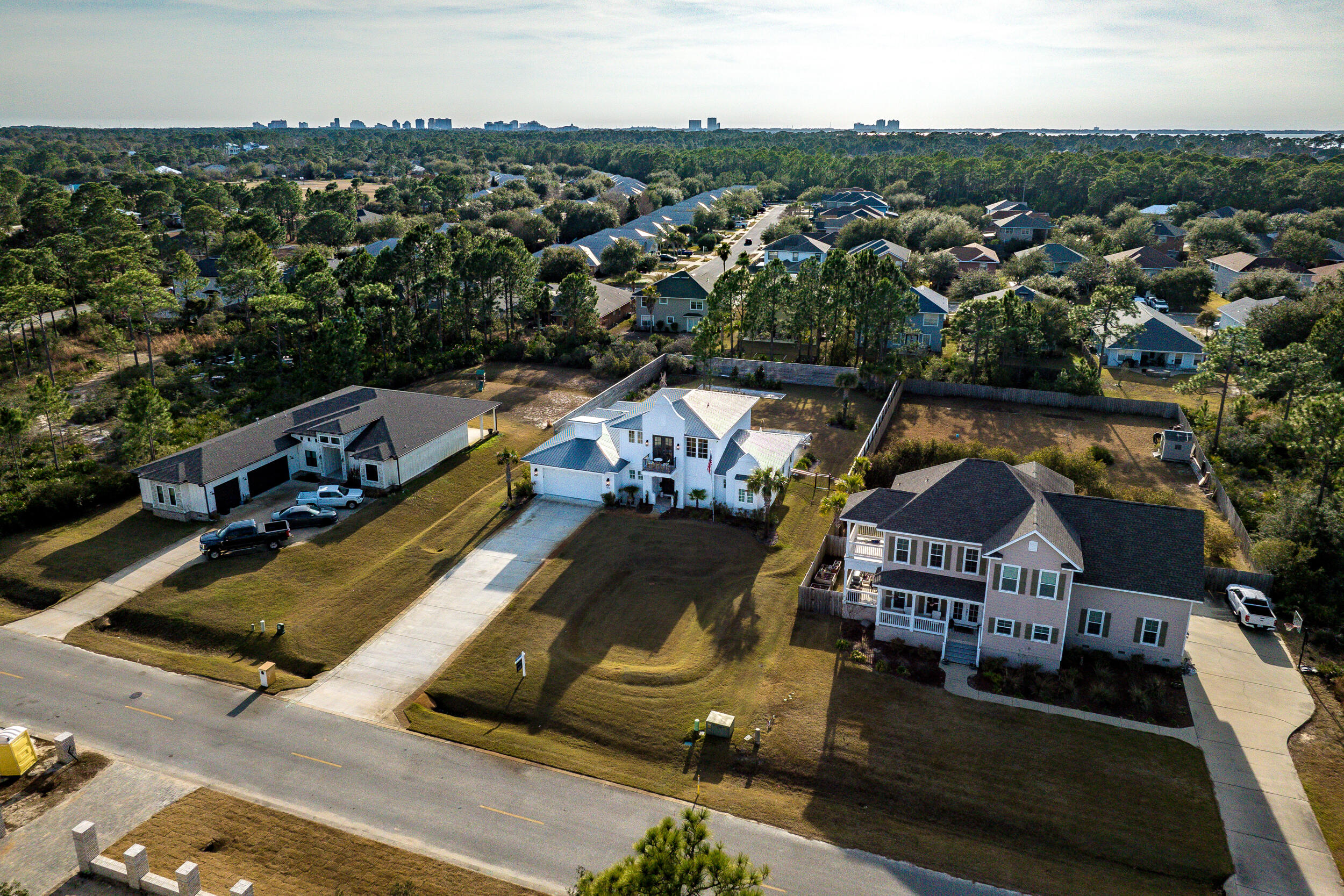 1478 Driftwood Point Road Santa Rosa Beach, FL 32459 - Photo 74 of 95 an aerial view of a house with a ocean view