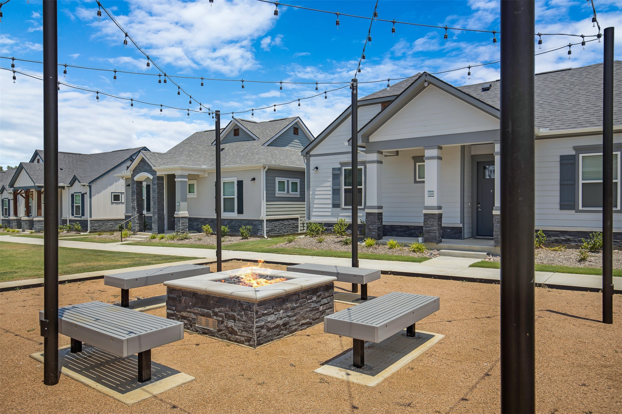 7201 Rustle Road Fort Worth, TX 76123 - Photo 20 of 29 a view of a patio with a table and chairs