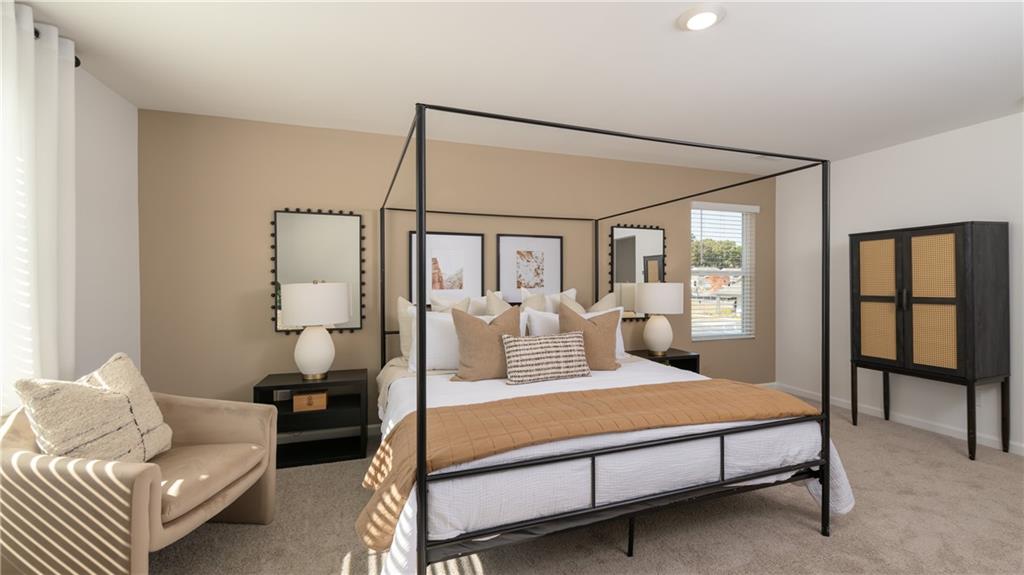 3572 Matthew Court Decatur, GA 30034 - Photo 22 of 33 a bedroom with a bed couch and a window
