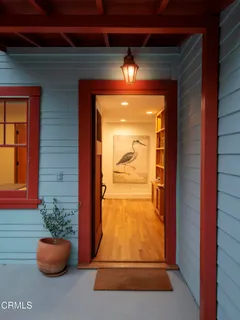 a room with furniture and a window