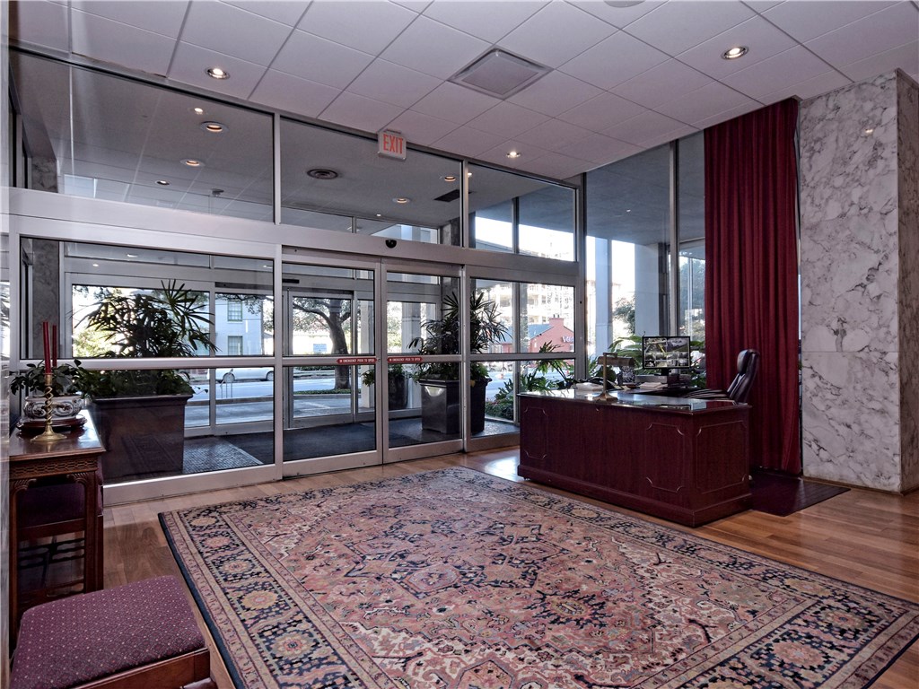 1801 Lavaca Street, Unit 11F Austin, TX 78701 - Photo 17 of 21 Concierge - front entrance
