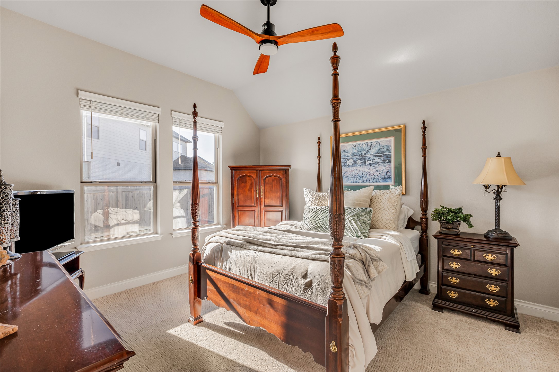 220 Freeman Loop Liberty Hill, TX 78642 - Photo 25 of 37 Primary Bedroom is spacious with beautiful natural light.