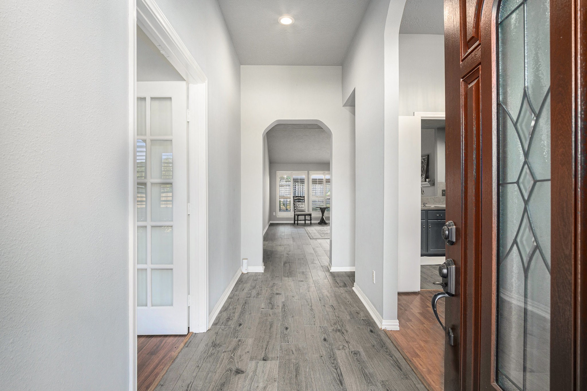 3315 Mourning Dove Drive Spring, TX 77388 - Photo 5 of 44 a view of hallway with wooden floor