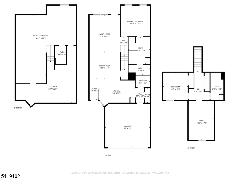 18 Sparrowhawk Street Washington, NJ 07882 - Photo 26 of 31 a picture of a floor plan