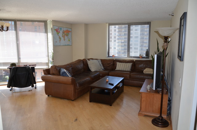 33 West Delaware Place, Unit 13A Chicago, IL 60610 - Photo 3 of 10 a living room with furniture and a window