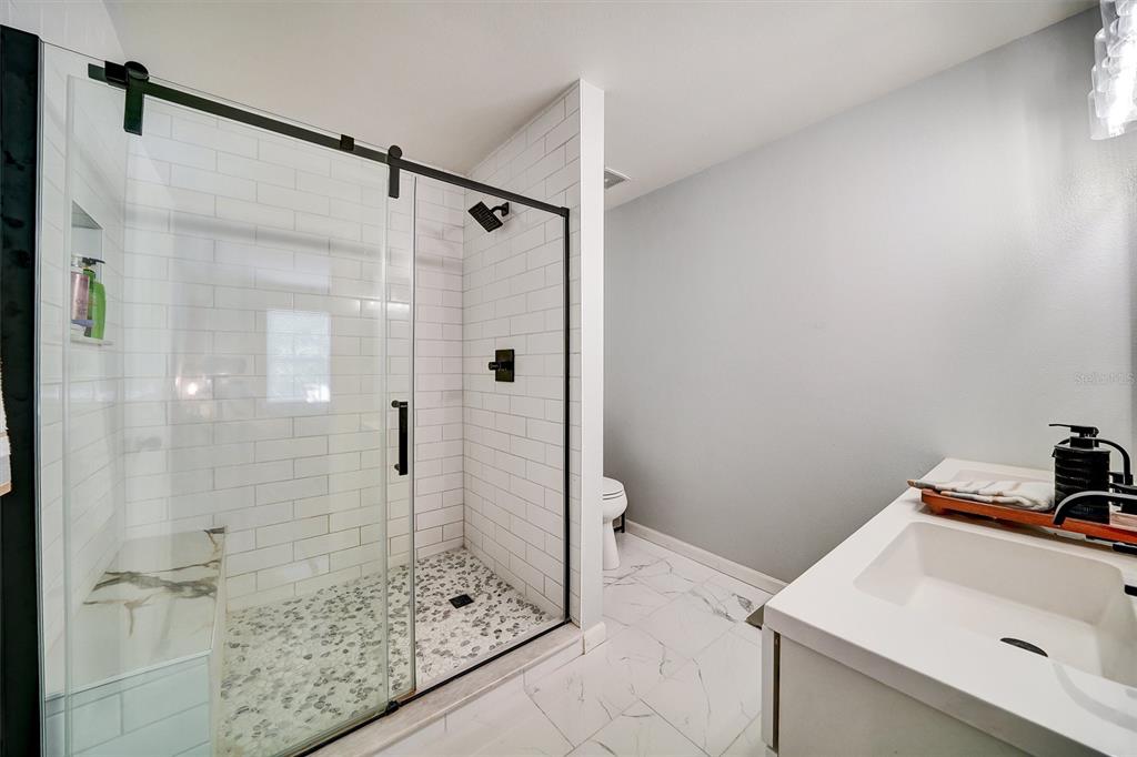 13706 Fareham Road Odessa, FL 33556 - Photo 13 of 21 a bathroom with a sink and a shower