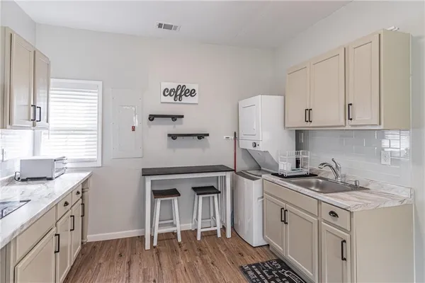 a view of storage and utility room