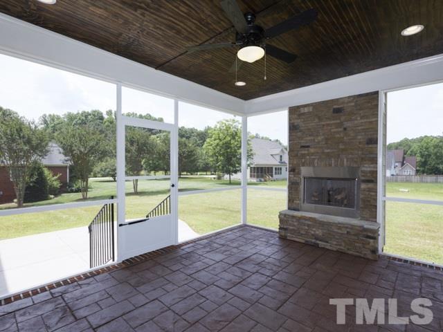 9814 Chris Drive Raleigh, NC 27603 - Photo 25 of 25 a view of swimming pool with seating space and outdoor view