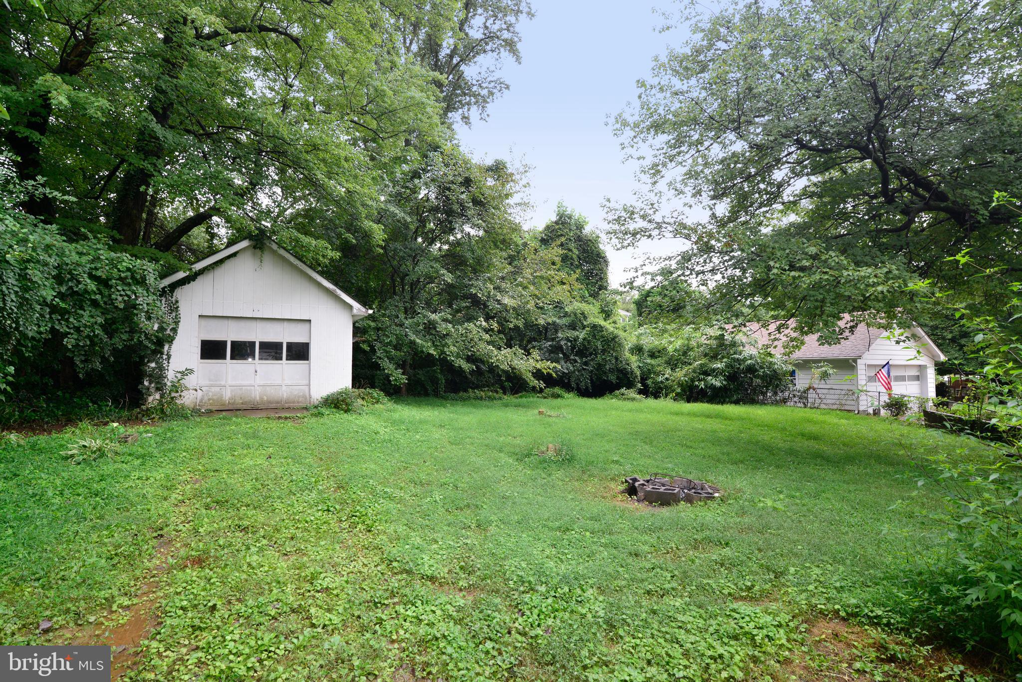 1808 Anderson Road Falls Church, VA 22043 - Photo 14 of 15 Backyard with View of Garage