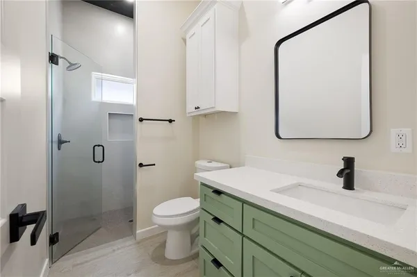 a close up view of racks on the wall