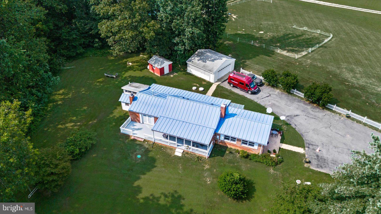 2931 Vawter Corner Road Louisa, VA 23093 - Photo 38 of 47 an aerial view of a house having outdoor space