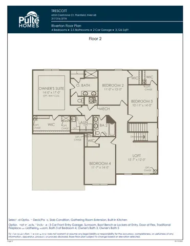 $459,900 | 6537 Ambassador Drive, Plainfield, IN 46168