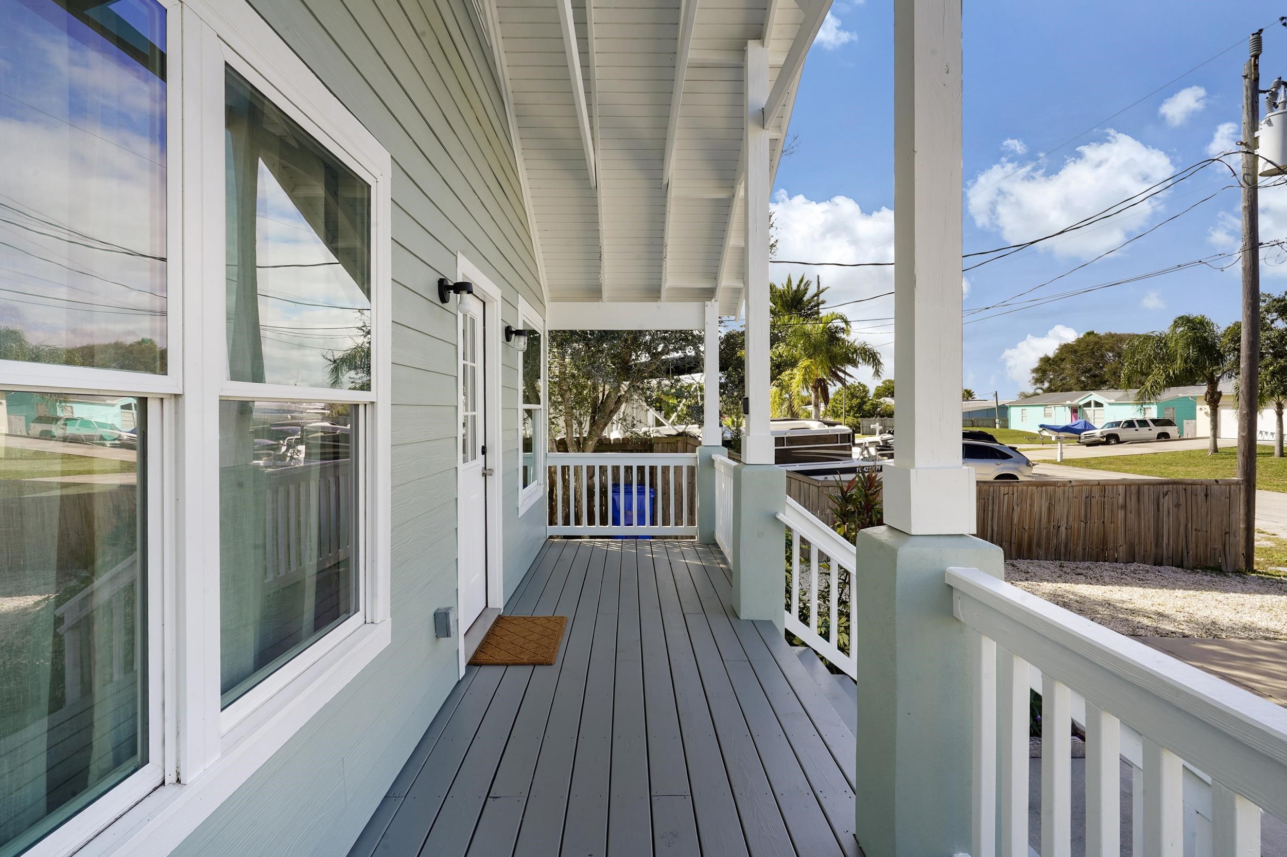 231 Majorca Road St. Augustine, FL 32080 - Photo 20 of 33 a view of a balcony with wooden floor