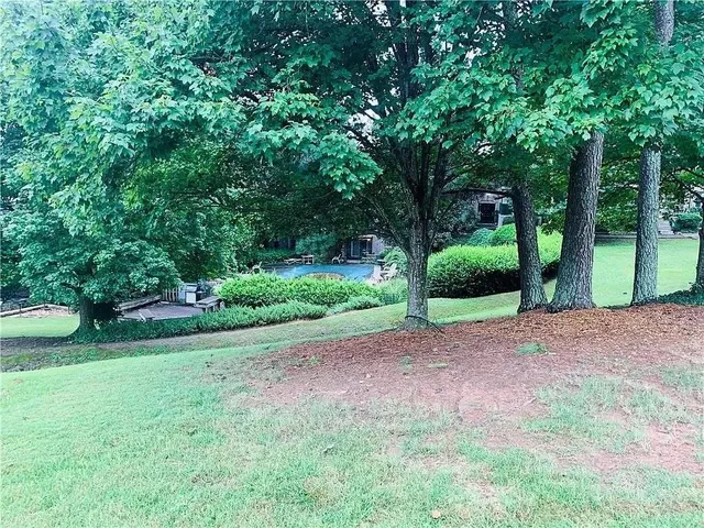 a view of a out door space area