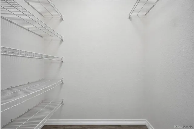 a view of walk in closet