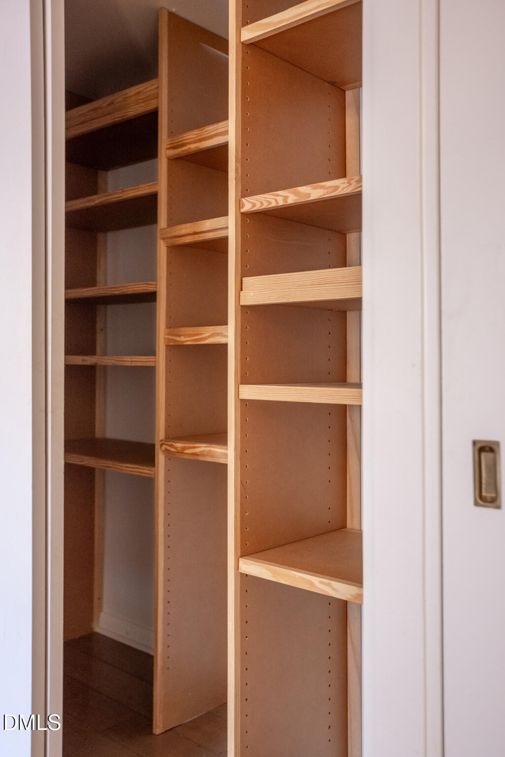 708 Constitution Drive, Unit F Durham, NC 27705 - Photo 31 of 53 a view of walk in closet with empty racks