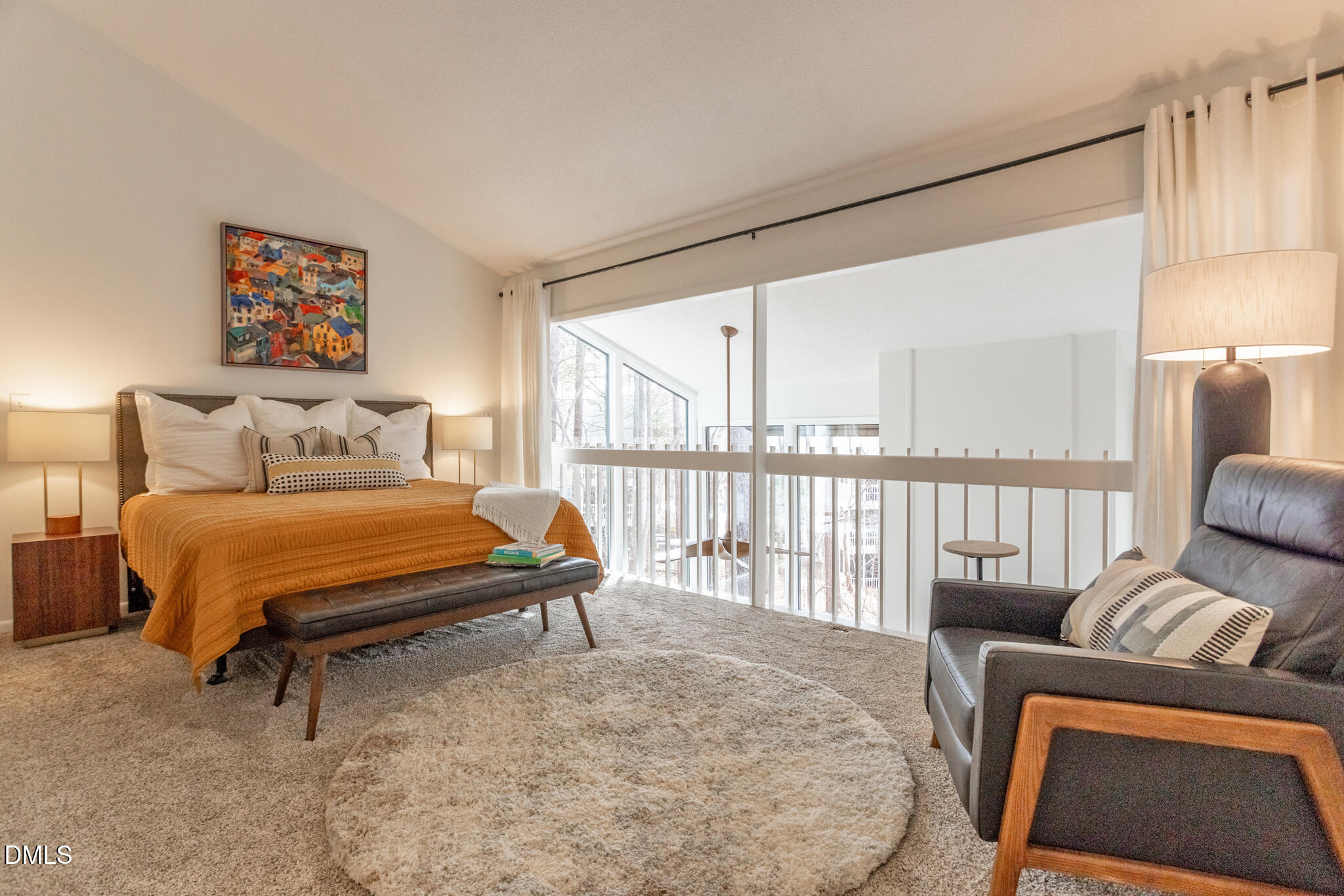 708 Constitution Drive, Unit F Durham, NC 27705 - Photo 34 of 53 a bedroom with furniture and a window