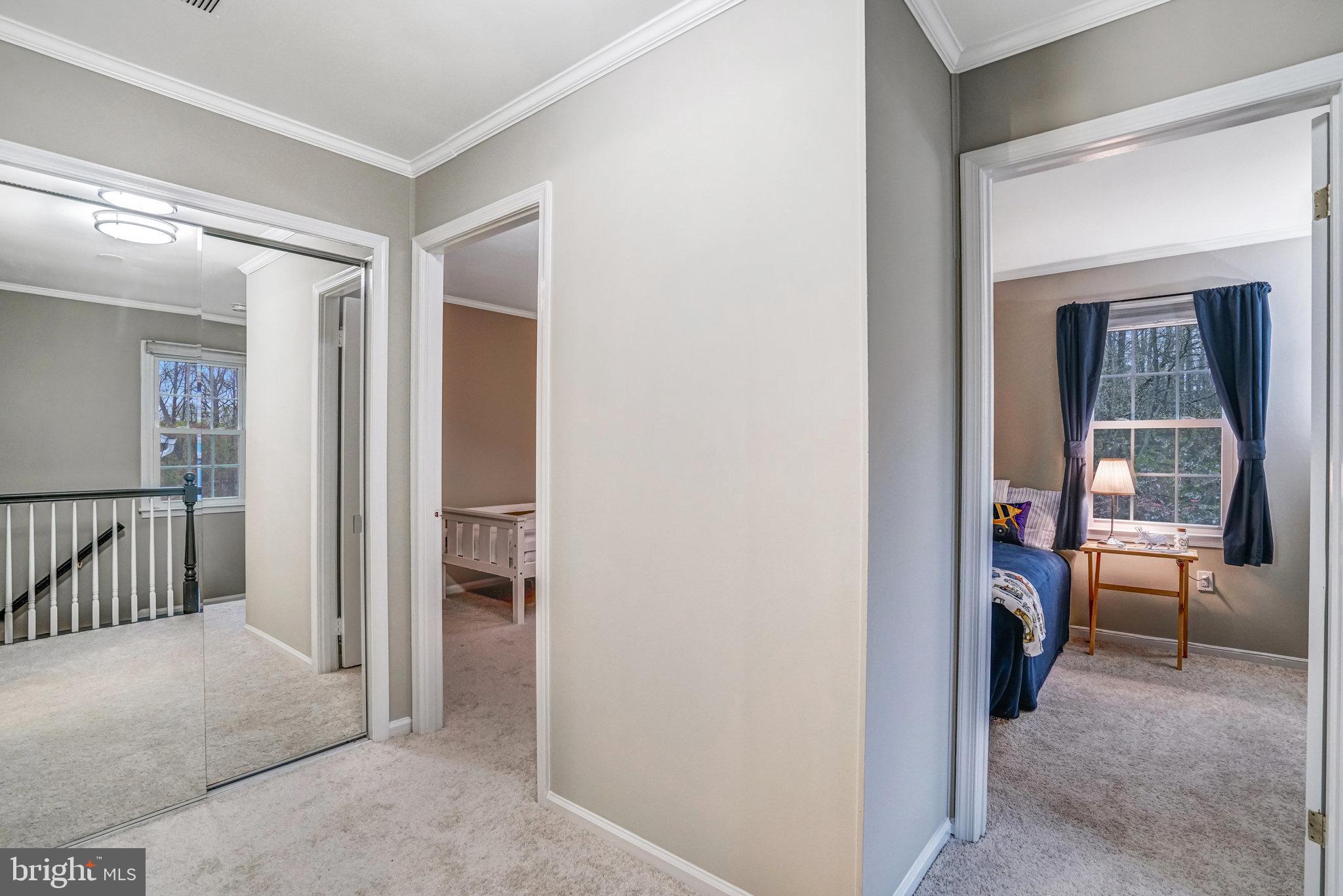7924 Forest Path Way Springfield, VA 22153 - Photo 25 of 42 a view of a hallway to rooms and a livingroom