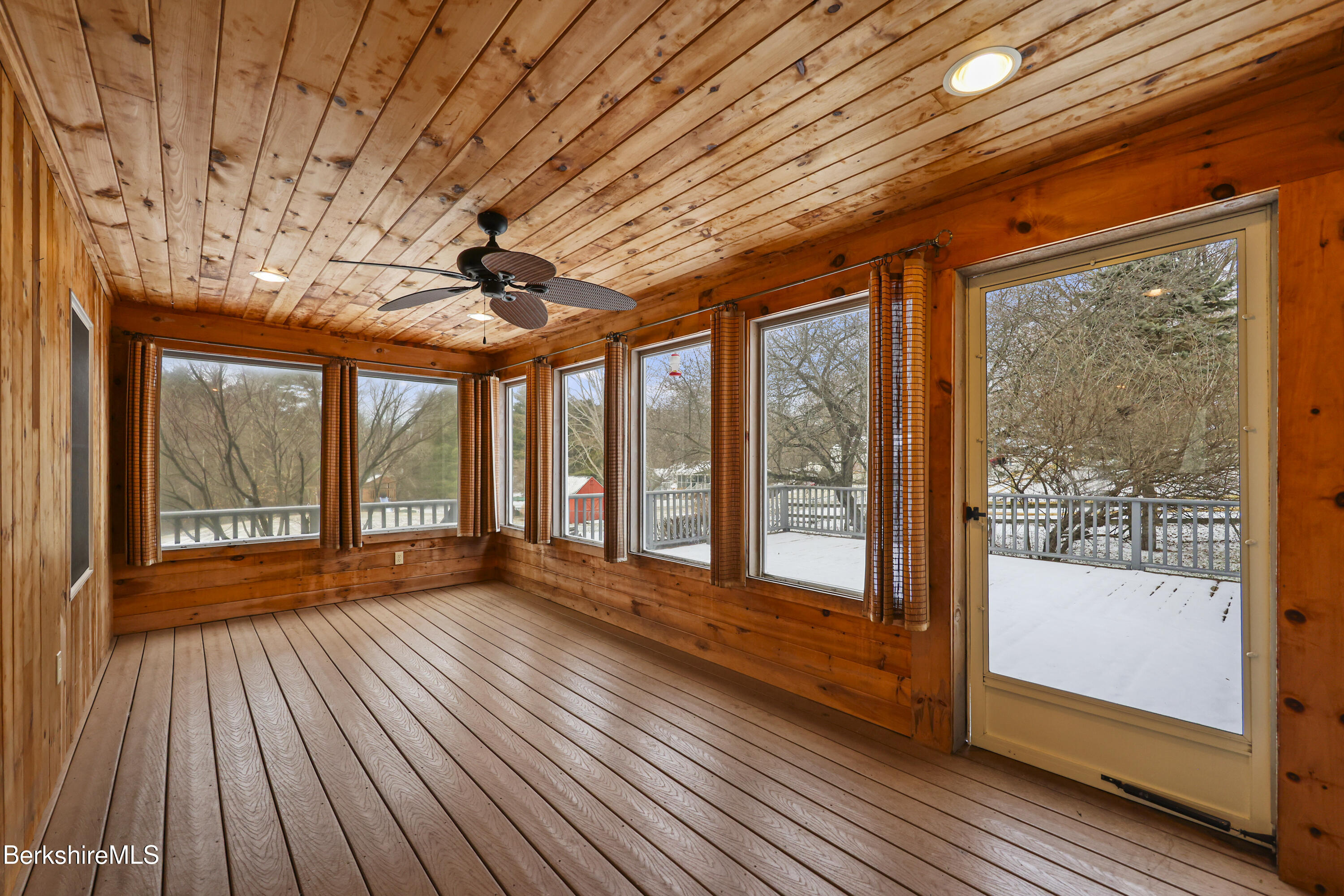 135 East Street Lee, MA 01238 - Photo 12 of 49 a view of an empty room with wooden floor and a window