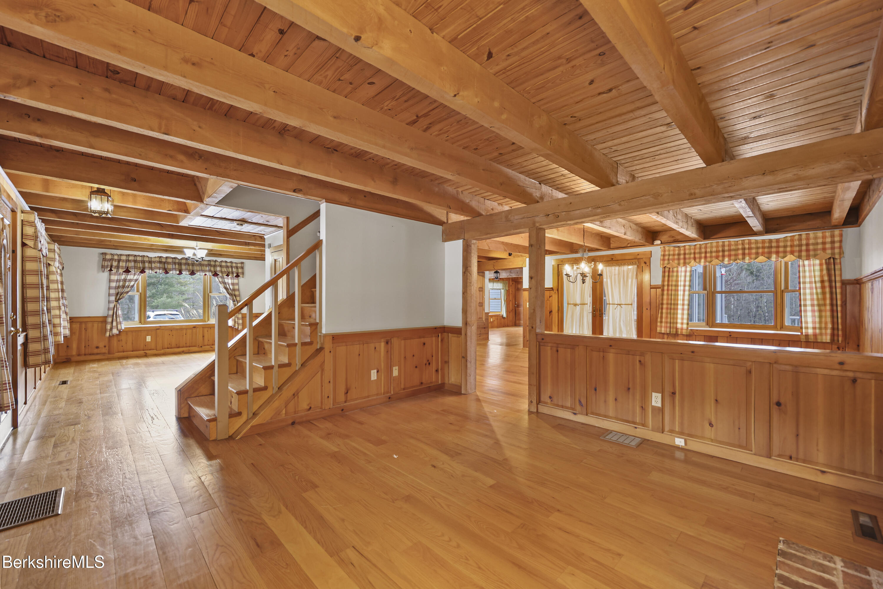 135 East Street Lee, MA 01238 - Photo 17 of 49 a view of entryway with wooden floor